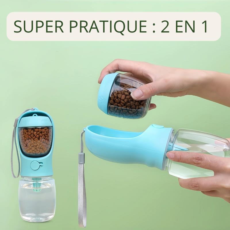 WaterToGo™ | Gourde 2-en-1 pour Chien